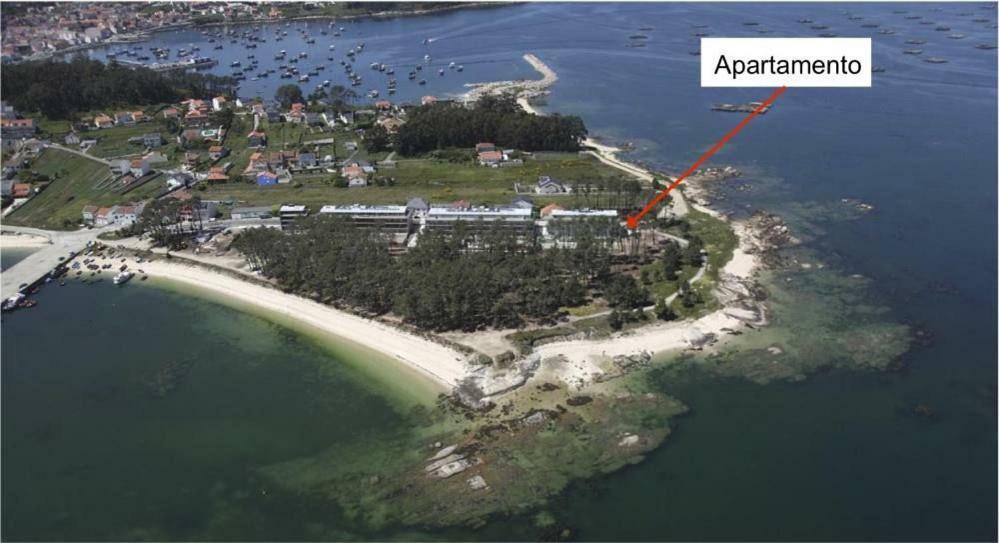 Ferienwohnung Excelente Apartamento En La A Illa de Arousa Exterior foto